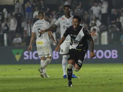 Ponte Preta surpreende e arranca empate com o Santos na Vila