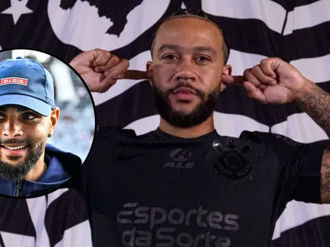 Layvin Kurzawa conversa com Memphis sobre o Corinthians