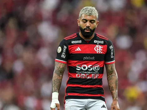 Torcida do Flamengo pede pela saída de Gabigol