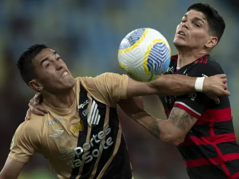 O Flamengo vence o Athletico-PR pela 28ª rodada do Brasileirão