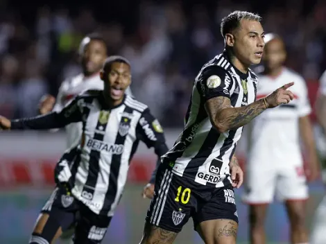 Atacante chileno marca e torcida do Galo quer mais