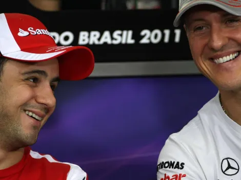 Amizade de longa data: Felipe Massa é um dos poucos que podem visitar Schumacher