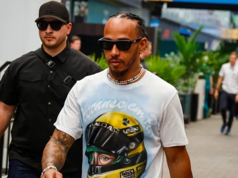 Hamilton celebra convite para guiar McLaren de Senna em São Paulo