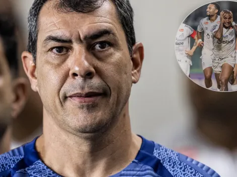 Câmera flagra Carille apático após golaço e o do Santos; confira