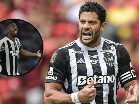 Hulk e Marlon Freitas se desentendem