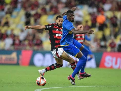 Juninho participa de lance polêmico em Flamengo x Sampaio Corrêa