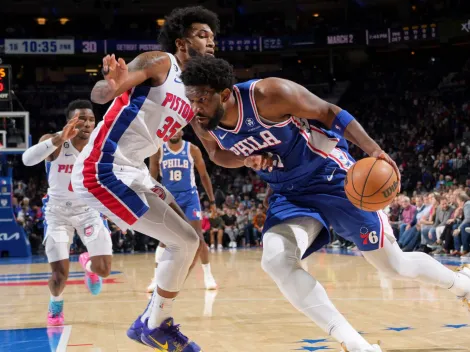 Pistons e Sixers se enfrentam após derrotas na NBA