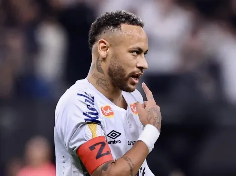 Neymar faz promessa para a torcida do Santos após derrota no clássico