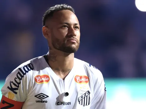 Neymar aparece com inalador após clássico entre Corinthians e Santos