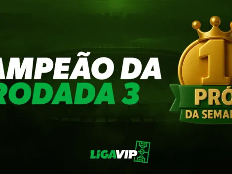 Campeão da terceira rodada: confira o destaque do Ligavip
