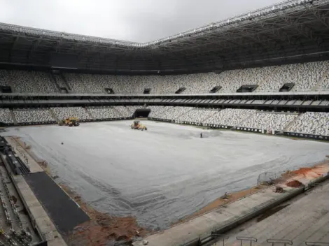 Arena MRV tem gramado liberado, mas Atlético prega cautela