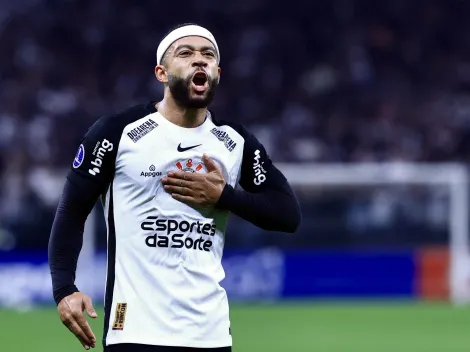 Memphis Depay marca primeiro gol continental pelo Corinthians