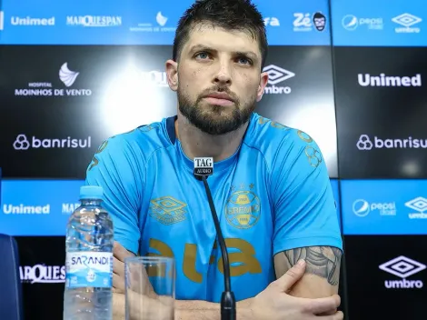 Tiago Volpi desabafa sobre desconforto no elenco do Grêmio