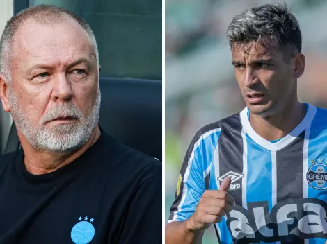 Cristaldo se desentende com Mano Menezes no Grêmio