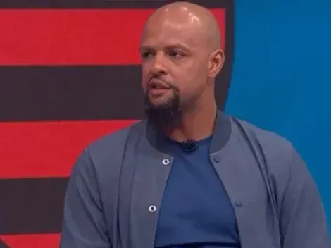 Felipe Melo se rende ao goleiro Rossi, do Flamengo