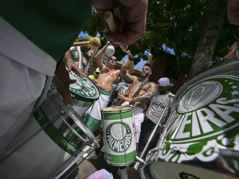 Torcida surpreende jogadores do Palmeiras com festa antes de viagem para o Super Mundial