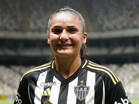 Geysna celebra 1º gol do Galo Feminino na Arena MRV