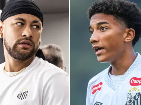 Neymar faz comparação entre Robinho Jr. e o pai