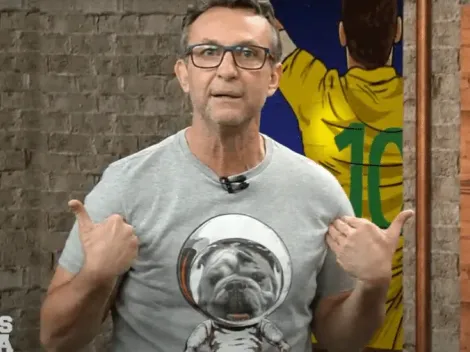 Apresentador da Band afirmou que entrará de tanga no ar se atacante do São Paulo atingir meta; jogador já tem seis gols