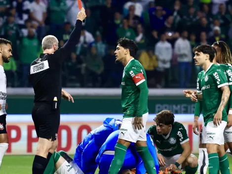 Aníbal Moreno é expulso por agressão no clássico contra o Corinthians