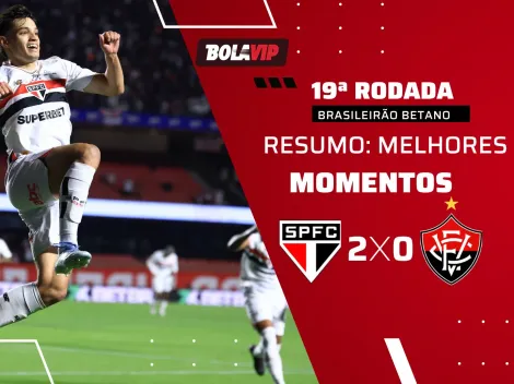 São Paulo vence o Vitória e se aproxima do G-6 do Brasileirão