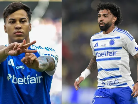 Kaio Jorge e Gabigol vivem momentos diferentes no Cruzeiro