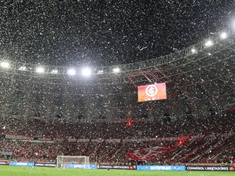 Internacional é denunciado pela Conmebol após papel picado na Libertadores