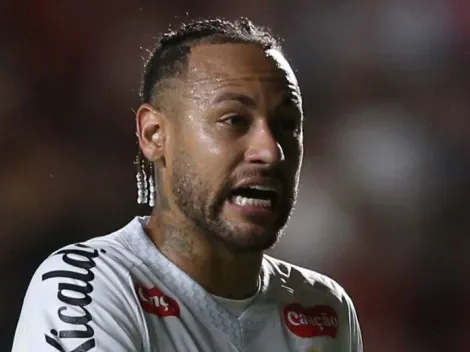 Torcida do Santos pede pênalti em Neymar em Santos x Fluminense