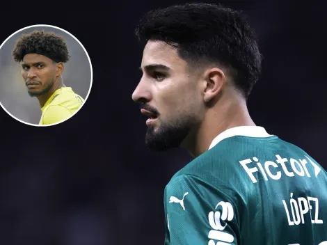 Hugo Souza cutuca Flaco López após dérbi: "Nem gol fez"