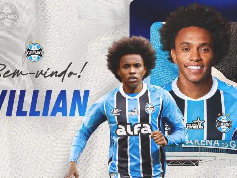 Grêmio oficializa contratação de Willian, ex-Chelsea e Seleção Brasileira