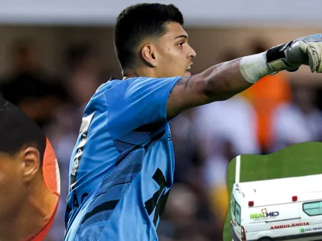 Santos empata e susto com goleiro Brazão