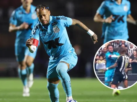 Neymar se envolve em treta, Santos empata com Galo