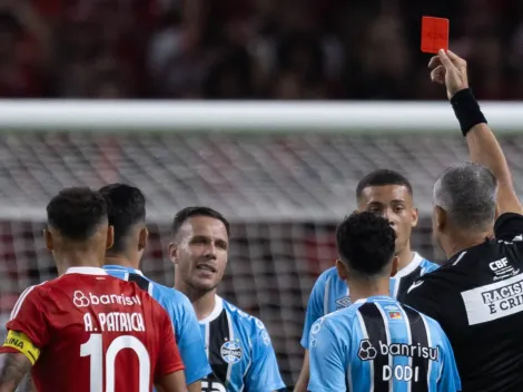 Gre-Nal tem dois cartões vermelhos no segundo tempo