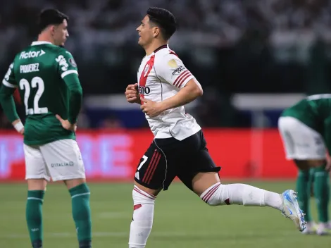 River abre o placar contra Palmeiras com 7 minutos