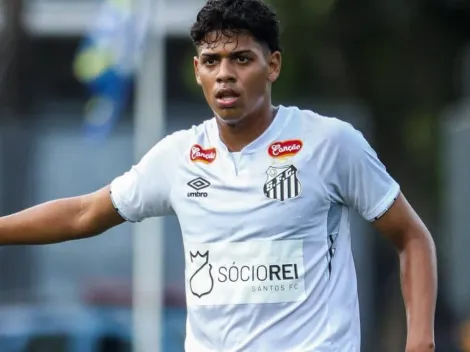 Kenay Martins vibra após decidir no Paulistão Sub-20