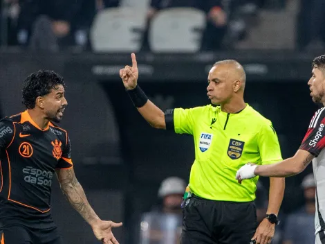 Corinthians se revolta com segundo gol do Flamengo