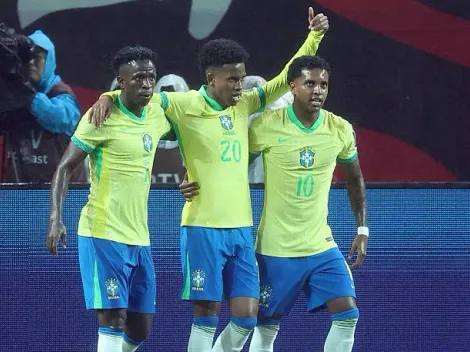 Estêvão marca para a Seleção e ataque brasileiro brilha no 1º tempo