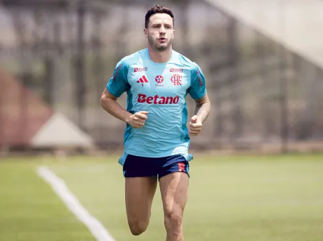 Saúl Ñíguez é dúvida no Flamengo; Allan e De la Cruz treinam normalmente