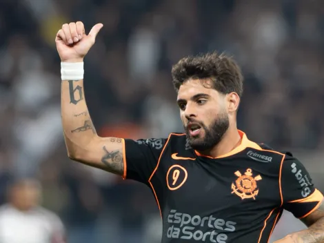 Yuri Alberto comemora vitória do Corinthians sobre o Atlético-MG no Brasileirão