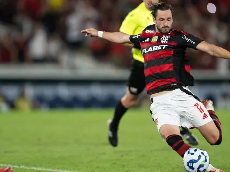 Postura de Filipe Luís com Viña vira assunto durante Flamengo x Sport