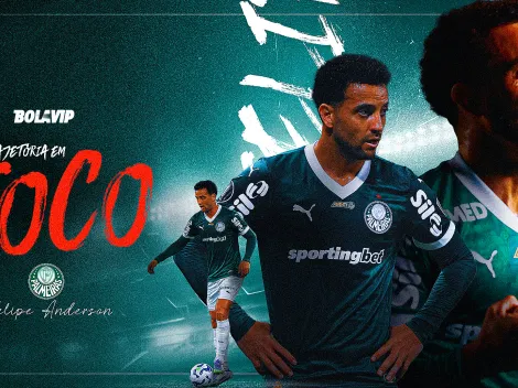 Felipe Anderson troca auge na Europa por protagonismo no Palmeiras