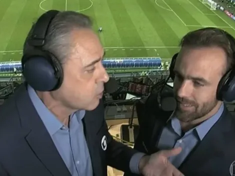 Gatinho 'dá um talento' em SPFC x Flamengo e contagia Luís Roberto; veja