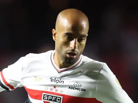 Lucas Moura acerta bomba e quase marca para o São Paulo