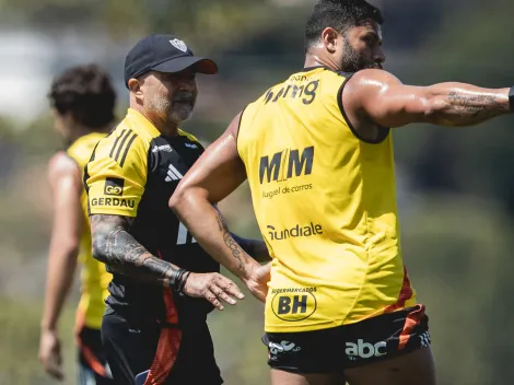 Galo treina e Sampaoli define time para "despedida