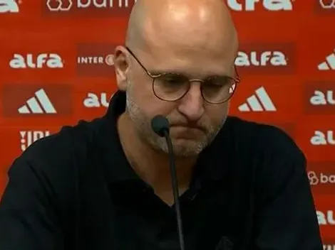 Bisol chora e implora por apoio da torcida no Beira-Rio