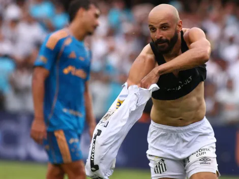 Thaciano marca e Santos encaminha permanência na Série A