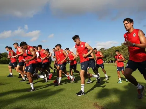 Chivas ya entrena en Cancún