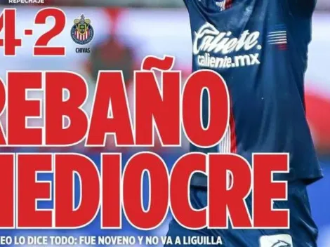 "Rebaño Mediocre": La prensa no tiene piedad con Chivas