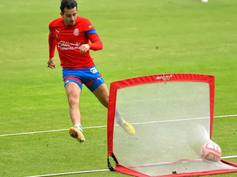 Alan Mozo y sus golazos en los entrenamientos