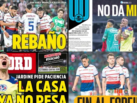 Portadas del día acaparan la pérdida del invicto